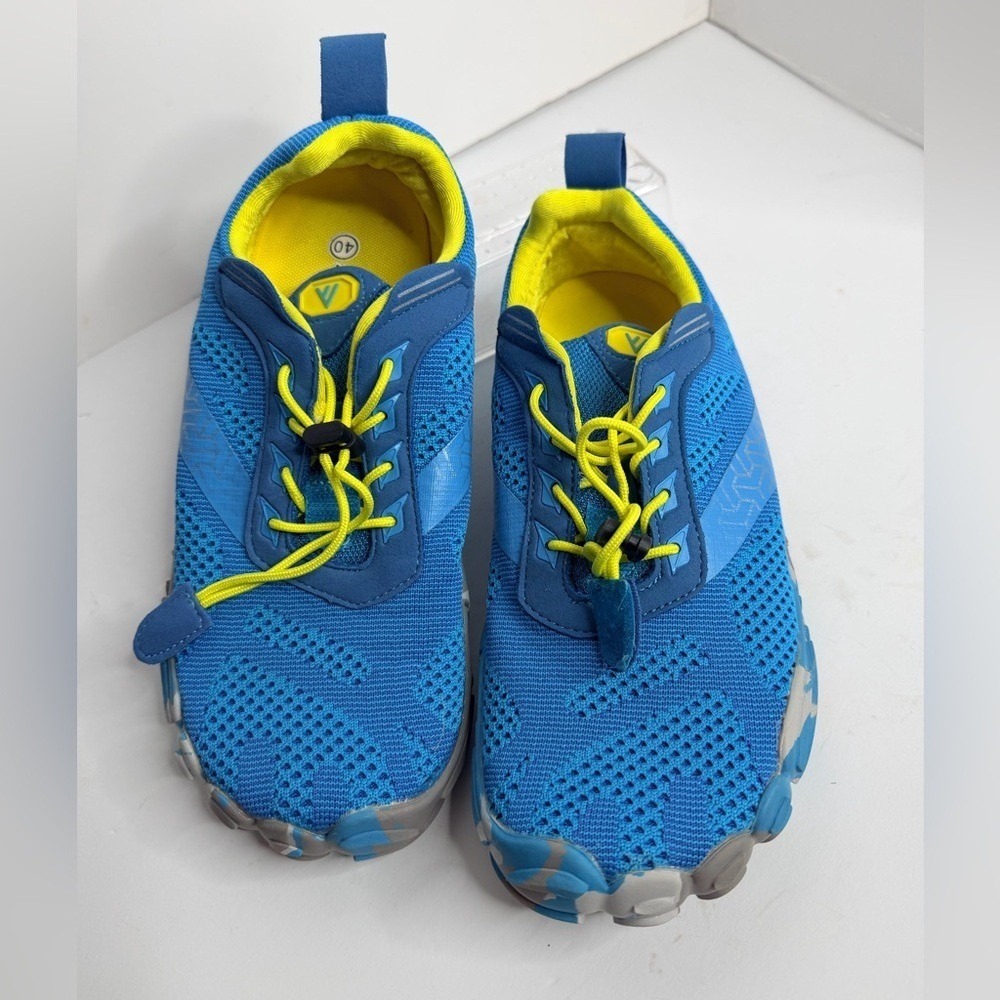 Whitin Minimalist Trail Runner Shoes Blue & Yellow Size 40‎